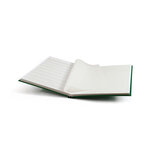 Classeur grand format 32 pages blanches pour timbres. Couleur - Vert