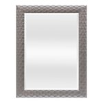 Miroir mural ocre rectangulaire 84 x 64 cm argenté 03_0007932
