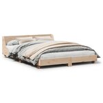 vidaXL Cadre de lit sans matelas 120x200 cm bois de pin massif