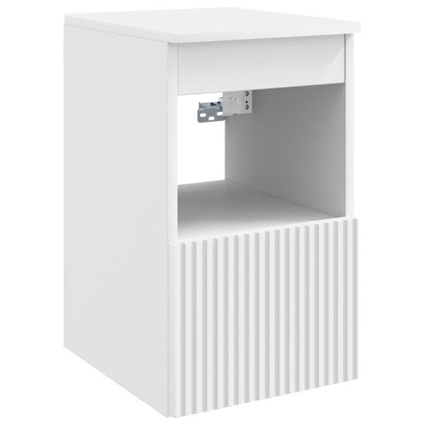 vidaXL Armoire de salle de bain Blanc 30 x 44 5 x 50 cm