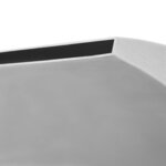 vidaXL Fontaine d'étang Acier inoxydable 50 x 30 x 53 cm Argenté