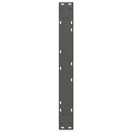 vidaXL Pieds de table à manger 2 pièces Anthracite 80 x (72-73 3) cm Acier