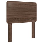 vidaXL Tête de lit Chêne brun 90 cm Bois d'ingénierie