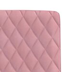 vidaXL Chaises à manger lot de 6 rose velours