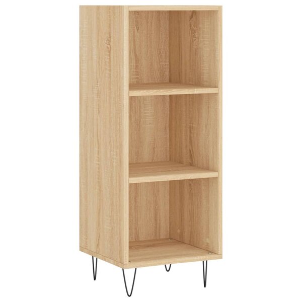 vidaXL Buffet chêne sonoma 34 5x32 5x90 cm bois d'ingénierie