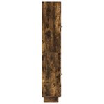 vidaXL Ensemble de Meubles 2 Pièces Chêne fumé 34 5 x 33 x 90 cm