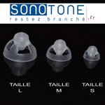 Dôme de remplacement pour assistant d'ecoute de la marque sonotone  taille large