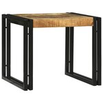 vidaXL Table basse 2 Pièces Marron bois de manguier massif
