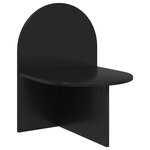 vidaXL Table de chevet 2 Pièces Chêne noir 48 x 49 x 65 cm