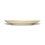 Assiette plate ronde couleur sable 230 mm - lot de 6 -  - porcelaine