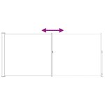 vidaXL Store latéral rétractable 180 x 300 cm Polyester Rectangulaire