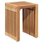 vidaXL Set de Tables Gigognes 3 Pièces en Bois Massif Teck