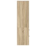 vidaXL Unité de rangement en chêne Sonoma Chêne Sonoma MDF Grand