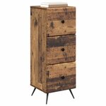 vidaXL Armoire à tiroirs Bois ancien 33 x 34 5 x 90 cm
