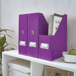 porte-revues Click & Store, dos 10 cm - Violet
