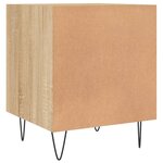 vidaXL Table de chevet chêne sonoma 40x40x50 cm bois d’ingénierie