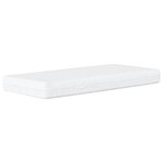 vidaXL Lit avec matelas Hanko vert foncé 90x200 cm velours