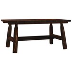 vidaXL Table basse 90x50x41 cm bois massif d'épicéa