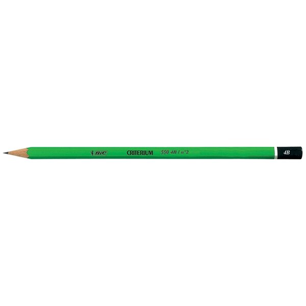 Crayon 550, degré de dureté: 4B, hexagonal (lot de 12)