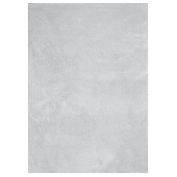 vidaXL Tapis HUARTE à poils courts doux et lavable gris 240x340 cm