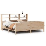 vidaXL Lit bibliothèque sans matelas 180x200 cm bois massif de pin