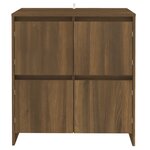 vidaXL Buffet Chêne marron 70x41x75 cm Bois d'ingénierie