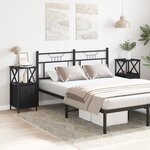vidaXL Table de chevet 2 Pièces Chêne Noir 34x35 5x70 cm en bois d'ingénierie