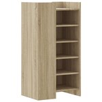 vidaXL Armoire à chaussures chêne sonoma 52x37 5x100 cm