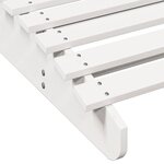 vidaXL Chaise longue blanc 205x80x31 5 cm bois massif de pin