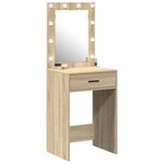 vidaXL Coiffeuse Chêne sonoma 50 x 41 x 135 cm Bois d'ingénierie