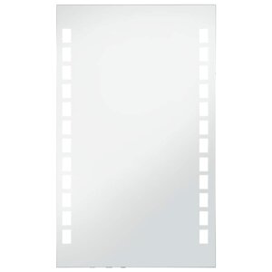 vidaXL Miroir mural à LED pour salle de bains 60x100 cm