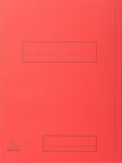 Paquet de 50 chemises 2 rabats JURA en carte 240 g Rouge EXACOMPTA