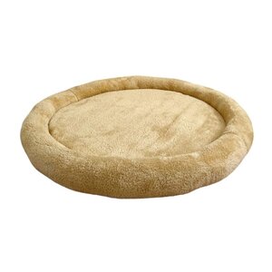 Tapis de jeu nid en peluche moutarde