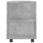 vidaXL Meuble TV gris béton 102x34 5x43 cm bois d'ingénierie