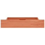 vidaXL Cadre de lit avec 4 tiroirs Marron miel Bois de pin 160x200 cm