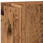 vidaXL Meuble TV mural vieux bois 60x30x41 cm