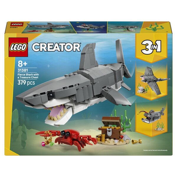 31381 Le redoutable requin et le coffre au trésor ® Creator