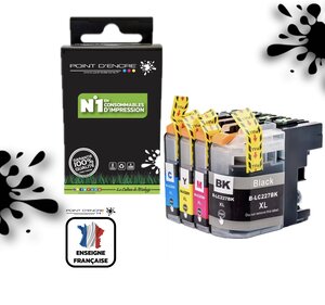 LC225XL / LC227XL - NOIR / CYAN / MAGENTA / JAUNE - Grande capacité