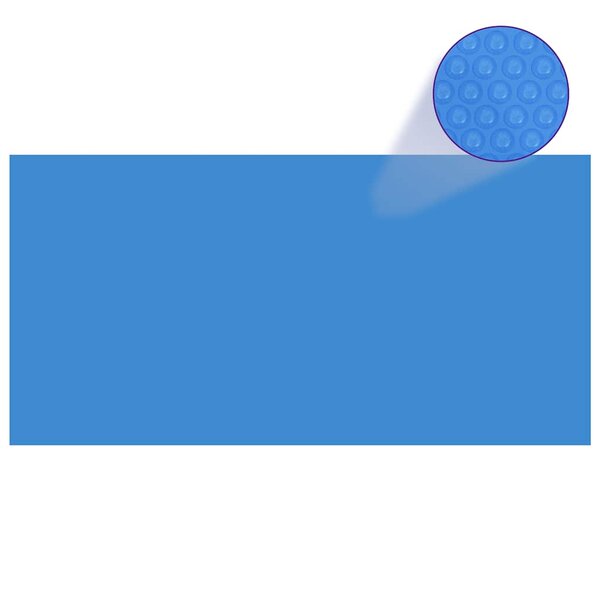vidaXL Couverture de piscine Bleu 488 x 244 cm PE