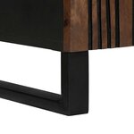 vidaXL Meuble TV   105 x 33 5 x 46 cm  fait en bois de mangue massif.