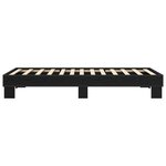 vidaXL Cadre de lit Chêne noir 80 x 200 cm Bois d'ingénierie