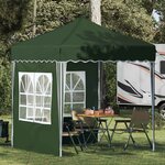 vidaXL Tente de fête pop-up 195 x 195 x 245 cm Vert Tissu Oxford