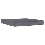 vidaXL Salon de jardin 6 Pièces avec coussins anthracite