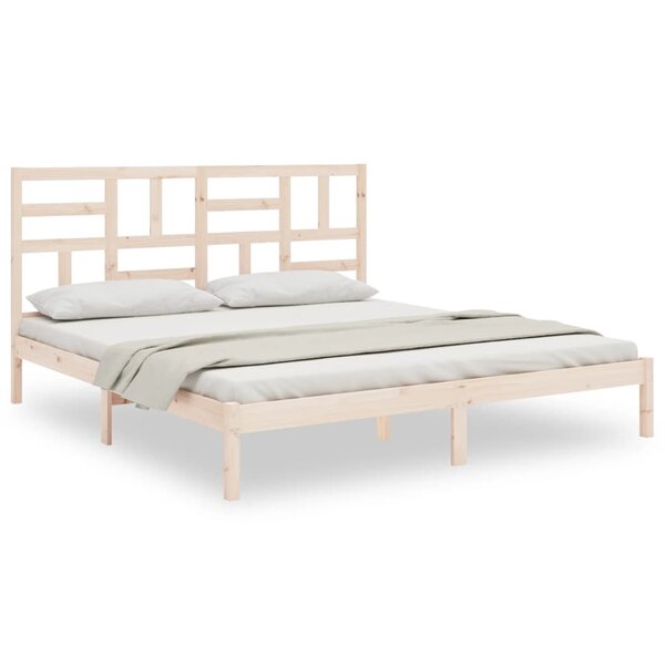 vidaXL Cadre de lit sans matelas bois massif 180x200 cm