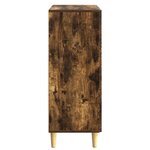 vidaXL Armoire à tiroirs Chêne fumé 33 x 34 5 x 90 cm