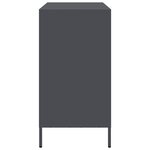 vidaXL Buffet anthracite 101 5x39x73 5 cm acier laminé à froid