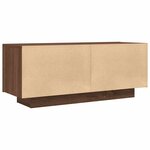 vidaXL Meuble TV Chêne marron 100x35x40 cm Bois d'ingénierie