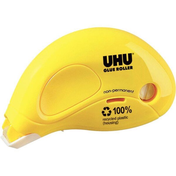 Dévidoir de colle repositionnable 6 5 mm x 8 5 m Dry & Clean Roller UHU