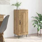 vidaXL Buffet Chêne artisanal 34 5 x 34 x 90 cm