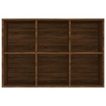 vidaXL Bibliothèque/Buffet Chêne marron 66x30x98 cm Bois d'ingénierie